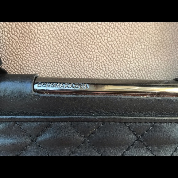 💎SALE🔥BCBGMAXAZRIA black leather bag - Picture 10 of 16
